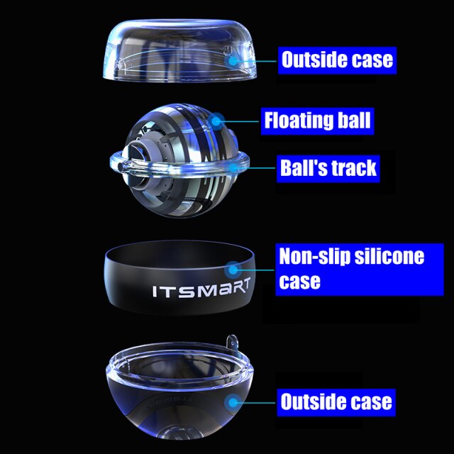 LED Wrist Training Gyroscopic Ball