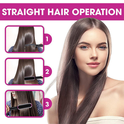 Professional Brush Hair Straightener