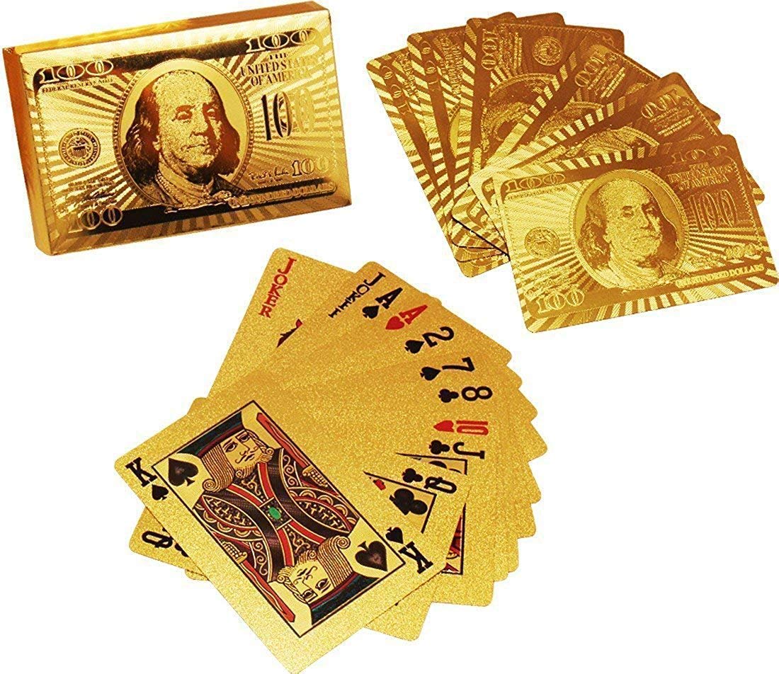 Gold Plated Playing Card