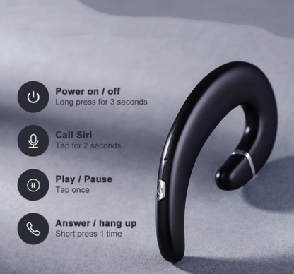 Wireless Ear Hook With Bluetooth 5.0 (Pair)