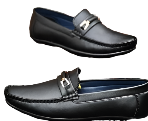 New Latest Stylish Party wear and Casual Loafers For Men's Loafers For Men (BLACK)