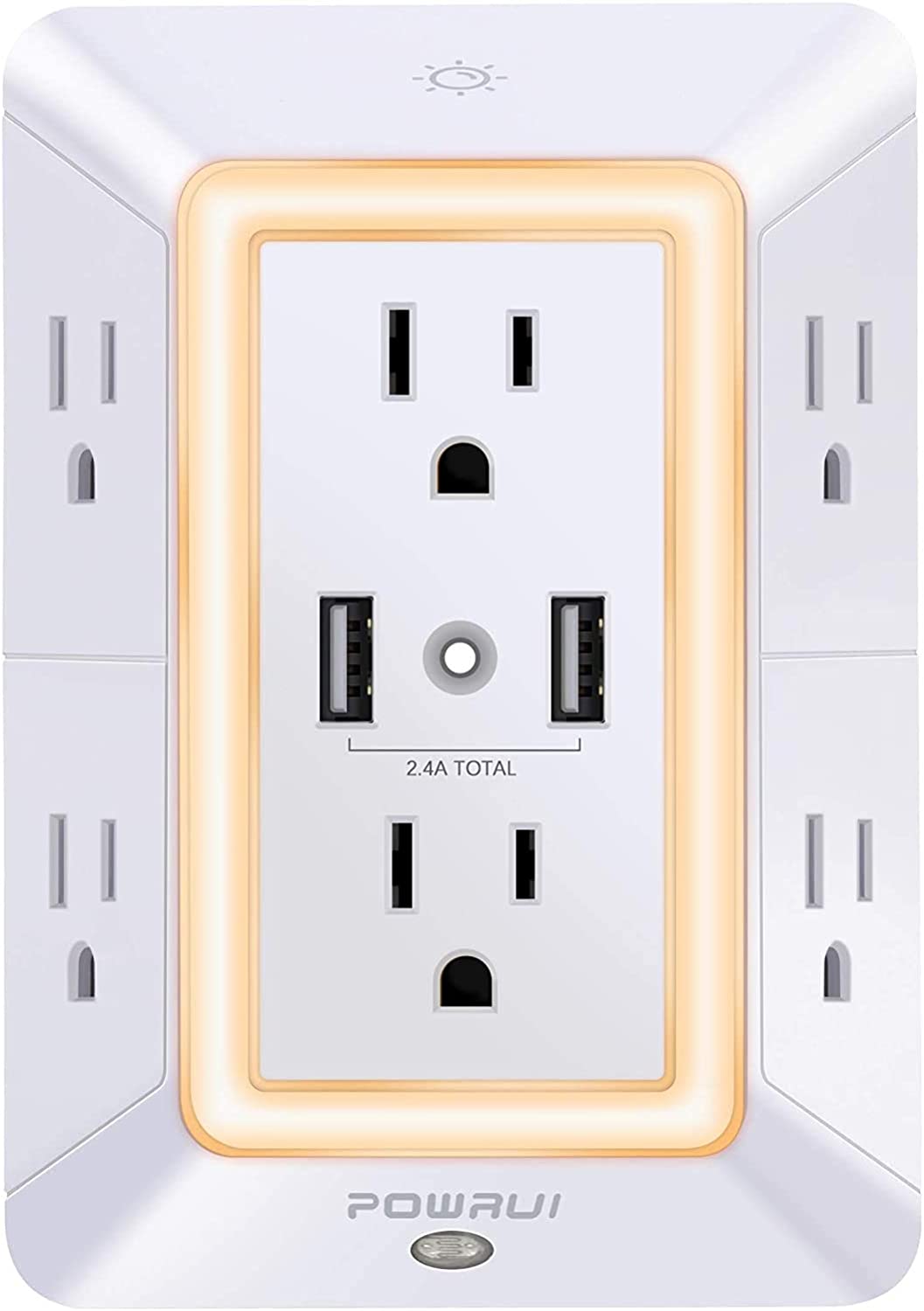 USB Multi Plug Outlet Wall Charger