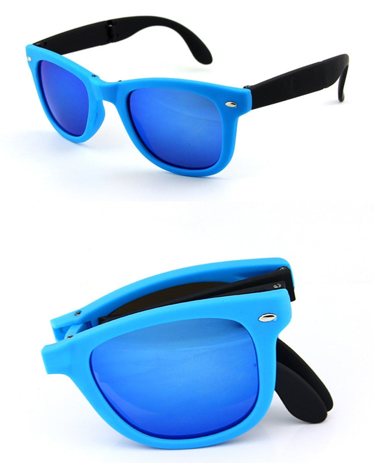 Unisex Foldable Sunglasses With Case