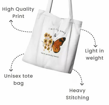 "Versatile Unisex Tote Bag for Casual, College, Travel, Shopping, and More