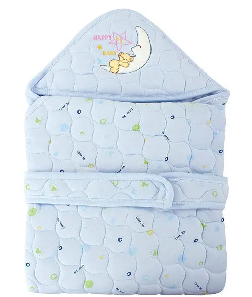 Woollen Baby Hooded Wrapper cum Blanket - Pack of 1