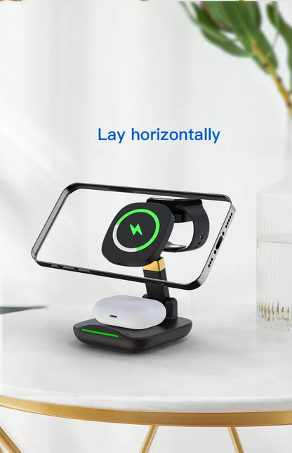 3 in 1 Multifunction Magnetic Wireless Charger