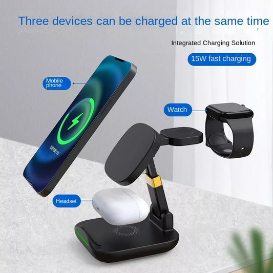 3 in 1 Multifunction Magnetic Wireless Charger