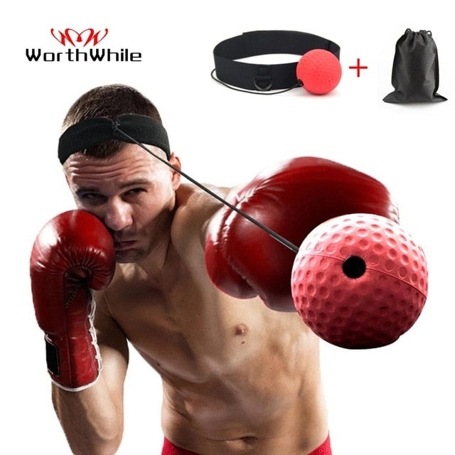 Adjustable Boxing Training Reflex Ball Headband