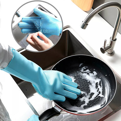 Revolutionary Silicone Dishwashing Gloves