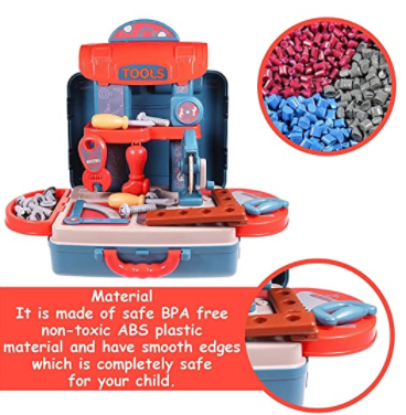 34 Pieces Construction Tool Toy Set