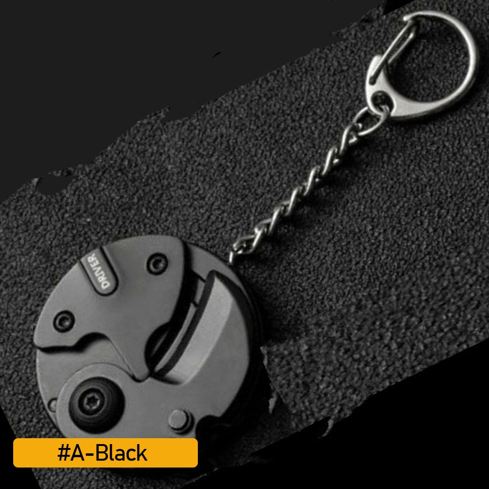 Mini Hiking Survival Keychain Tool