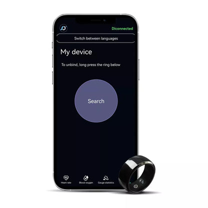 Fitness Health Tracker Smart Ring for Android IOS