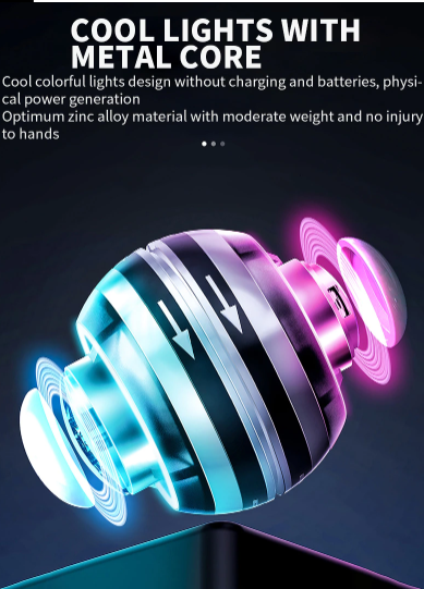 LED Wrist Training Gyroscopic Ball