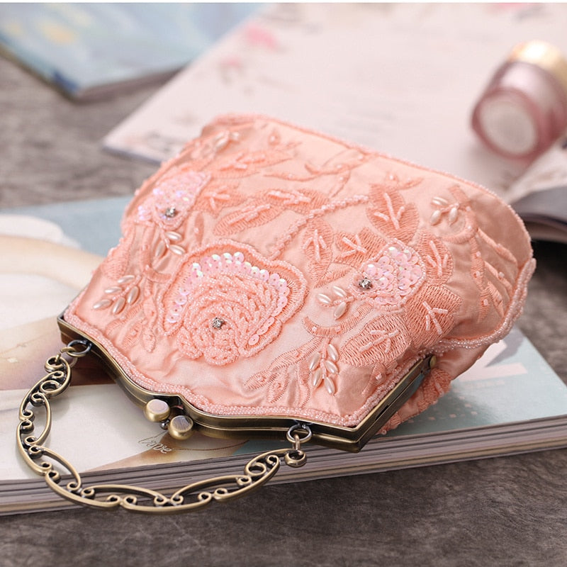 Women's Vintage Style Wedding Party Handbag