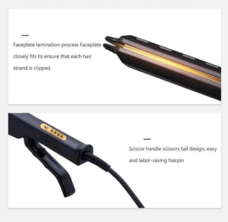 Four-Gear Temperature Adjusted Hair Straightener