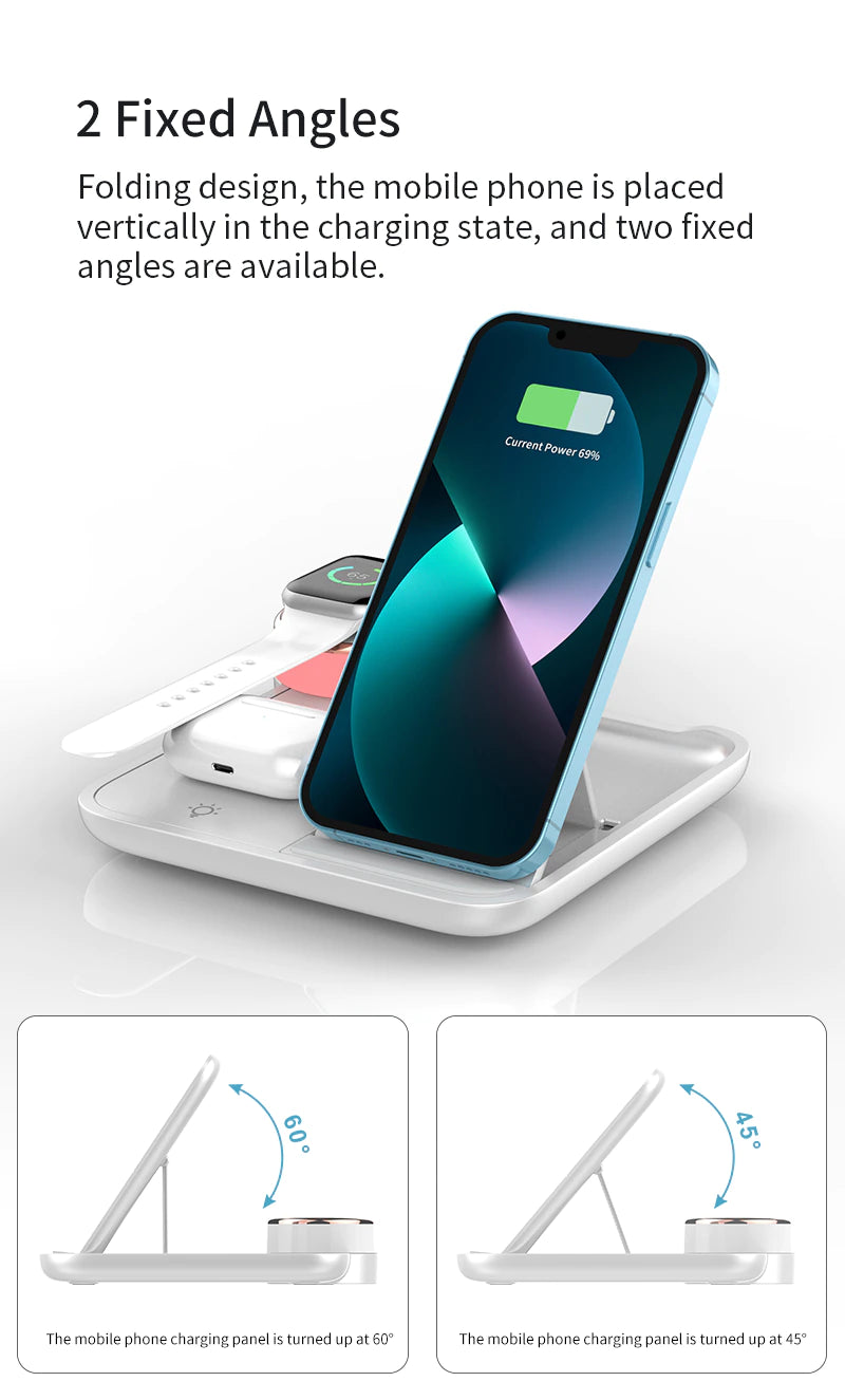 Folding 4-in1 Wireless Charger