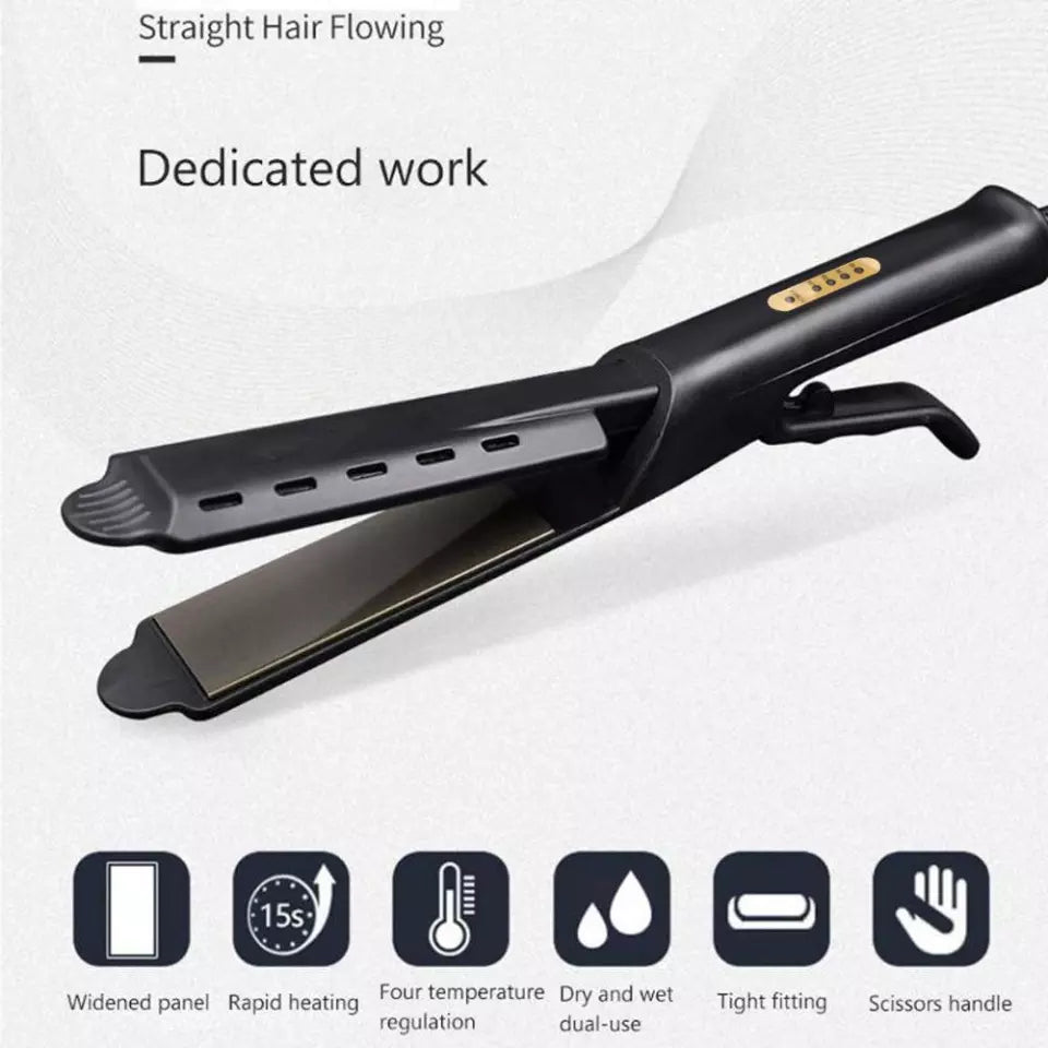 Four-Gear Temperature Adjusted Hair Straightener