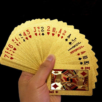 Gold Plated Playing Card