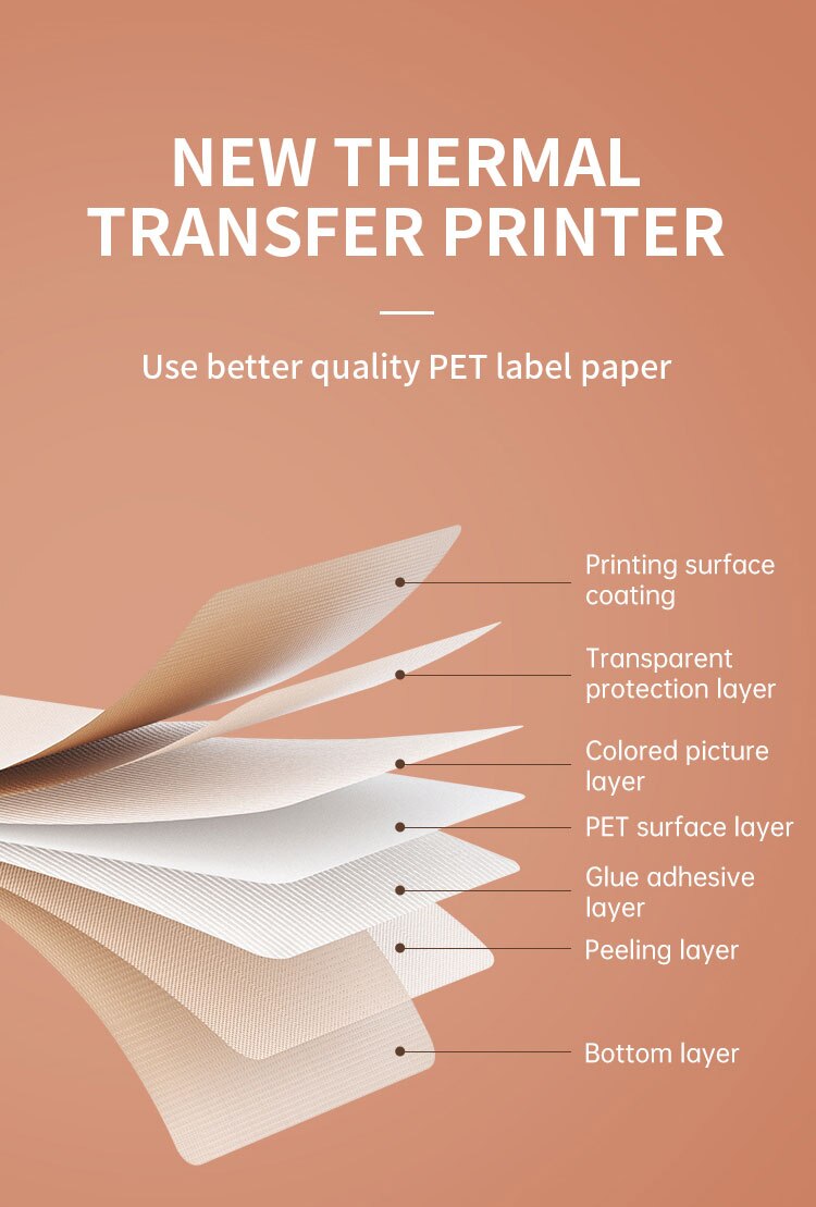 Portable Mobile Direct Thermal Transfer Printer