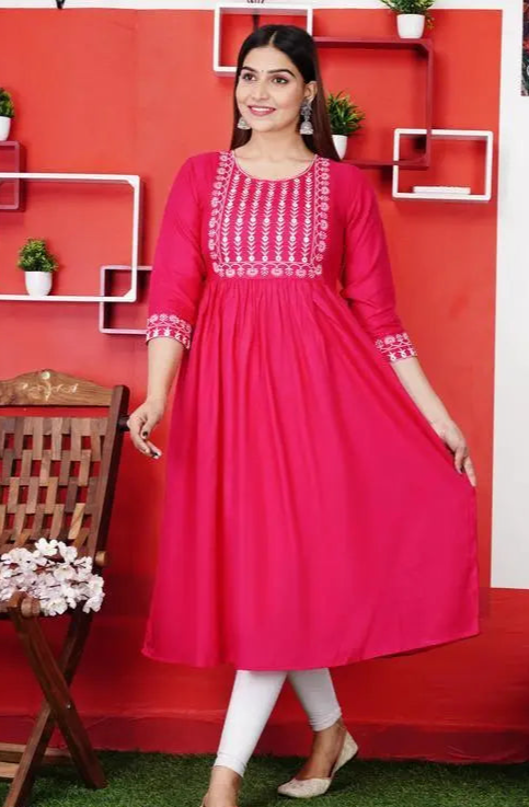 New Beautiful Embroidery Kurti