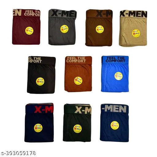 BANSAL X-MEN Men's Cotton Underwear (Pack of 4)