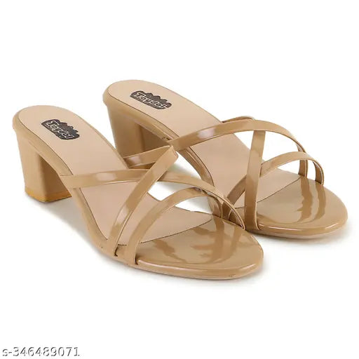 Taydol women fancy footwear block heel sandal (M72)
