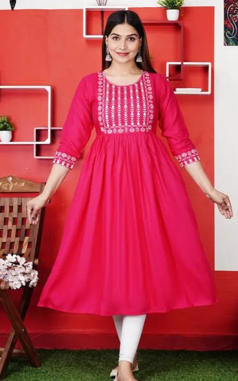 New Beautiful Embroidery Kurti