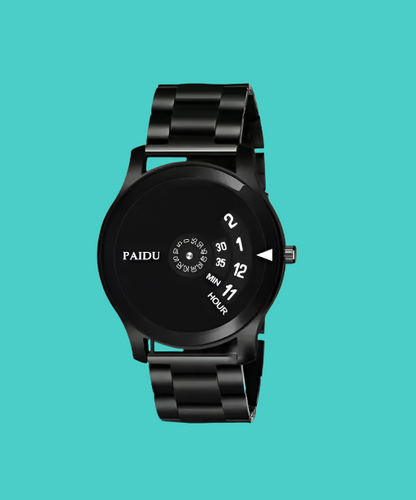 Black Paidu Watch For Men's